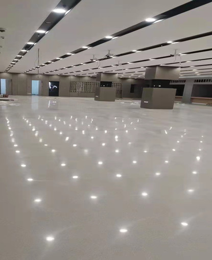 天津无机磨石地坪—进出口管理局案例图片