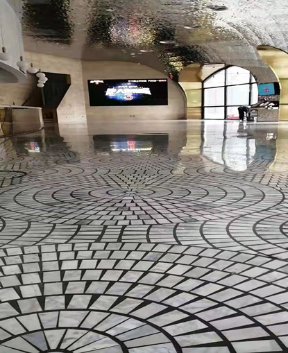 江西无机磨石地坪—电影院案例图片